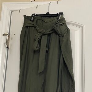 Olive Green Women's Skirt